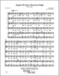 Angels We Have Heard on High SATB choral sheet music cover Thumbnail